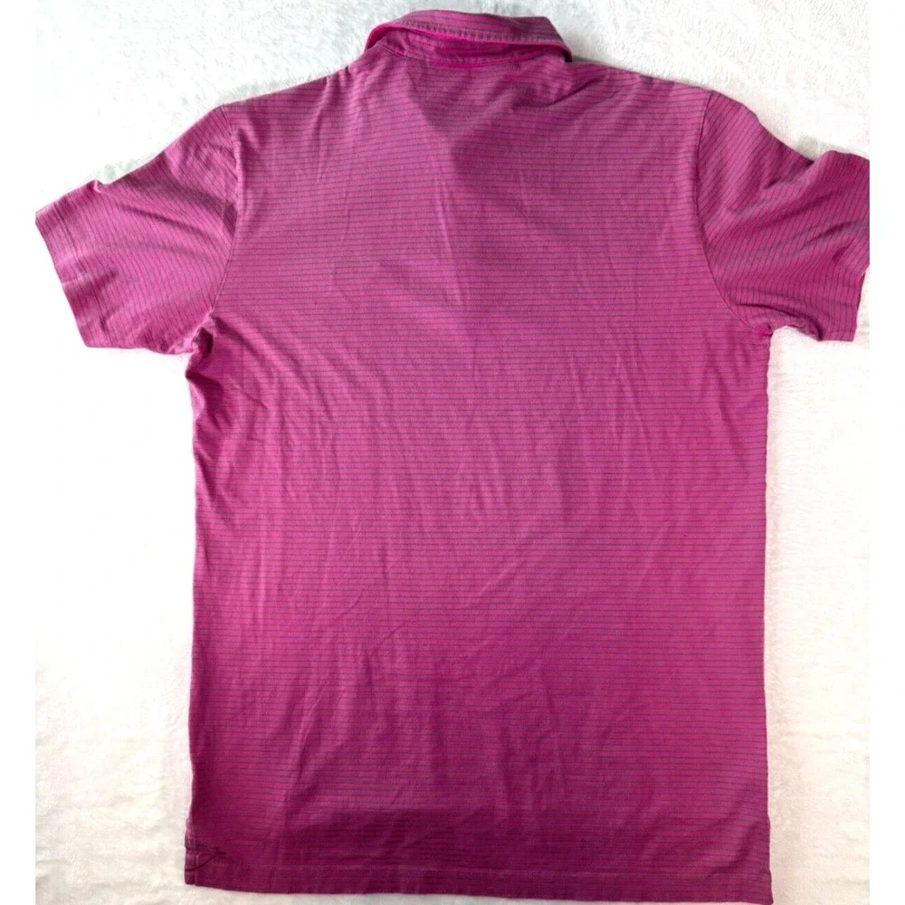 Polo Golf Ralph Lauren Polo Shirt TORREY PINES‎ Mens Large Pink Vintage Lisle